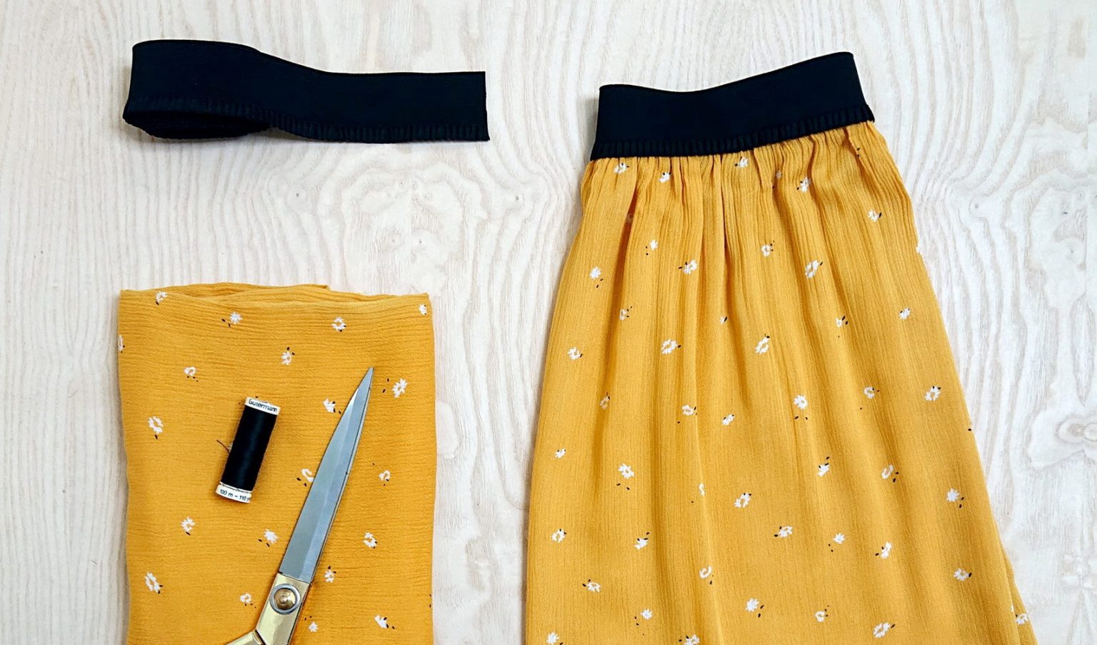 [TUTO] La jupe à élastique ceinture - L'Atelier des Gourdes